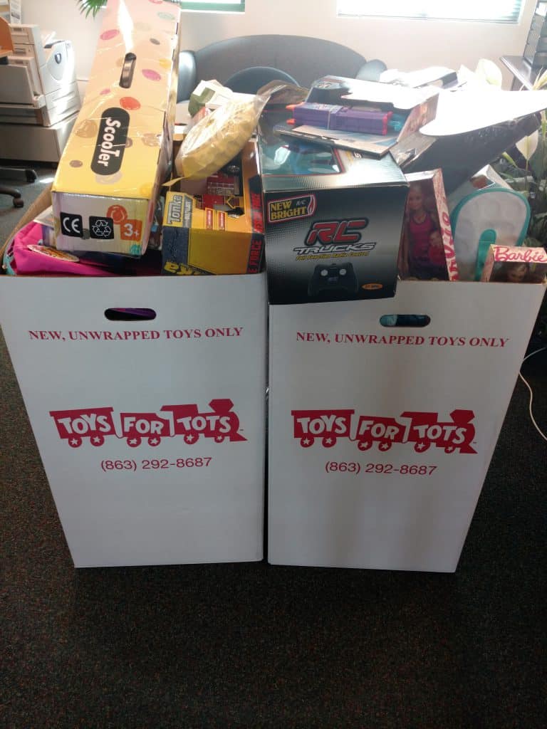 Lakeland Holds a Successful Toys for Tots Drive - Keiser University