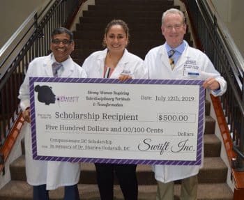 Wpb Gudavalli And Swiift Scholarship Presentation A - Keiser University Students Receive compassionate Doctor Of Chiropractic Award’ - Seahawk Nation